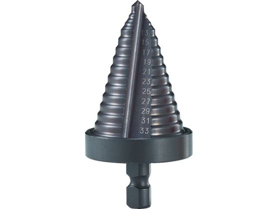 TRUSCO ステップドリル 2枚刃黒染め表面処理 5〜35mm 段数13 NMS-35 TRUSCO ステップドリル 2枚刃黒染め表面処理 5〜35mm 段数13 NMS-35