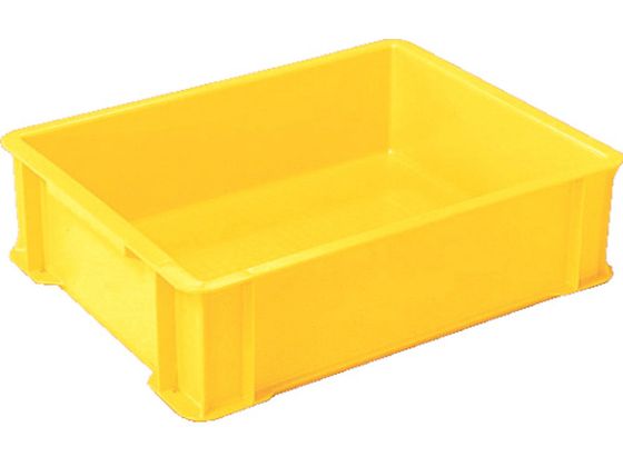 ヒシ S型コンテナ有効内寸398×308×106mm 黄 S-14