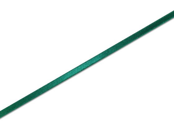 ヘイコー シングルサテンリボン 幅6ｍｍ×長さ20ｍ Xグリーン 1巻