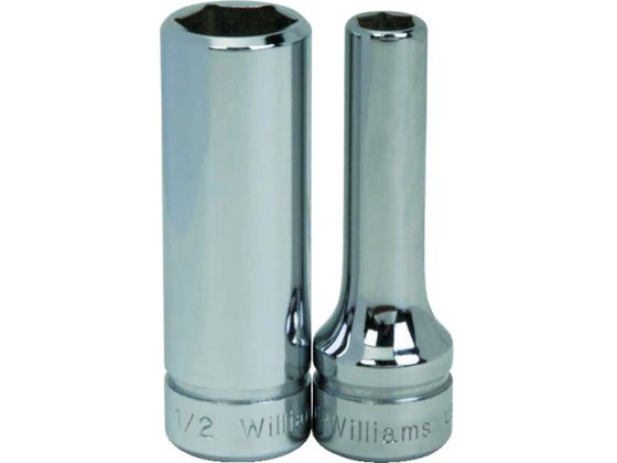 WILLIAMS 3/8ドライブ ディープソケット 6角 13mm JHWBMD-613 WILLIAMS 3/8ドライブ ディープソケット 6角 13mm JHWBMD-613