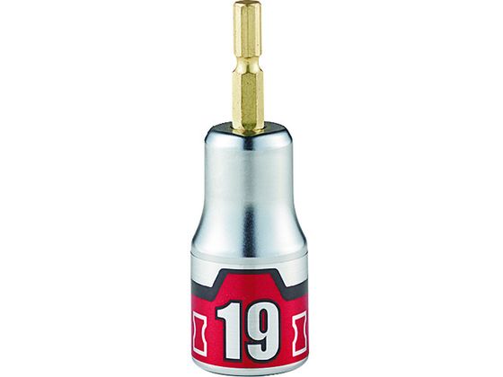 KTC インパクトドライバ用ショートソケットビット19mm BZP63S-19 KTC インパクトドライバ用ショートソケットビット19mm BZP63S-19