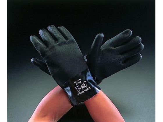 エスコ 手袋 耐油・耐薬品 PVC L 300mm EA354BW-10