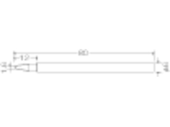 グット 替こて先φ6BC型KS-60R用 R-6BC グット 替こて先φ6BC型KS-60R用 R-6BC