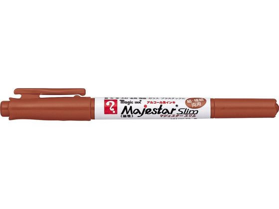 寺西化学工業 マジックインキ マジェスタースリム 茶 MMJ70-T6
