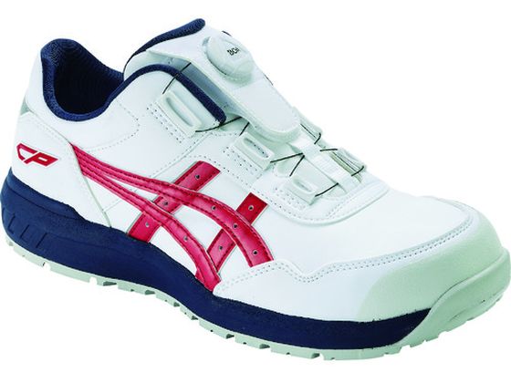 ●型番：1273A029.100-26.5●色：ホワイト／クラシックレッド ●寸法（cm）：26．5 ●足幅サイズ：EEE ●規格：JSAAA種認定 ●耐圧迫荷重（kN）：10±0．1 ●US（アメリ