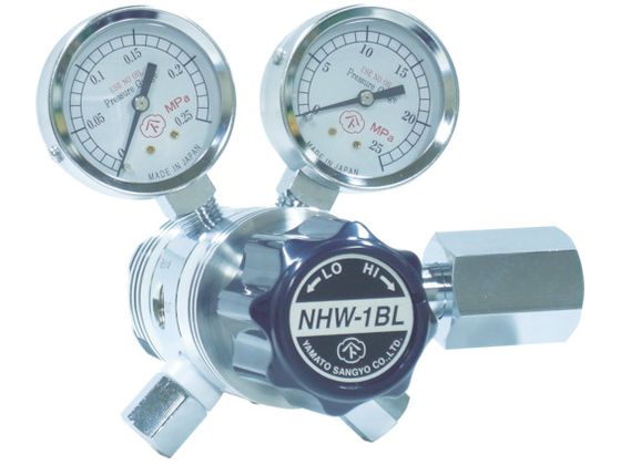 ヤマト 分析機用フィン付二段微圧調整器 NHW-1BL NHW1BLTRC