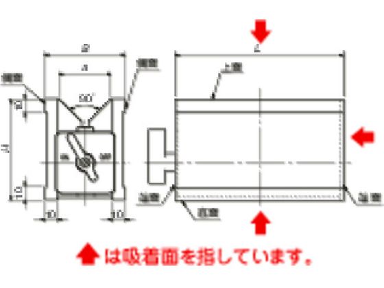 カネテック マグネットV形ホルダ KVA-3A