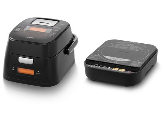 銘柄量り炊き IHジャー炊飯器 3合 分離式ブラック アイリスオーヤマ RC-IM30-B アイリスオーヤマ 銘柄量り炊き IHジャー炊飯器 3合 分離式ブラック RC