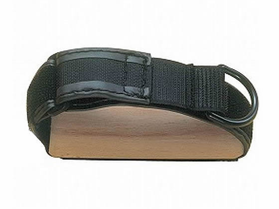 斉藤工業 万能カフ 革製差込バンド 木付き ポケット式 黒 斉藤工業 万能カフ 革製差込バンド 木付き ポケット式 黒