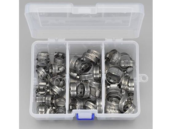 エスコ ホースクランプセット ステンレス製 5.6-23mm EA463C