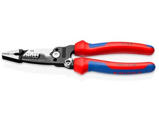 エスコ 電工プライヤー AWG仕様 バネ付 200mm EA537PE-6 エスコ 電工プライヤー AWG仕様 バネ付 200mm EA537PE-6