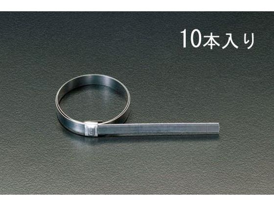 エスコ 二重クランプ・強力 ステンレス製 10個 35mm EA463BD-35