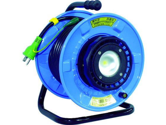 日動 電工ドラム 防雨防塵型LEDライトリール(照明付ドラム) 漏電保護専用 20m SDW-EB22-10W 日動 電工ドラム 防雨防塵型LEDライトリール(照明付ドラム) 漏電保護専用 20m SDW-EB22-10W