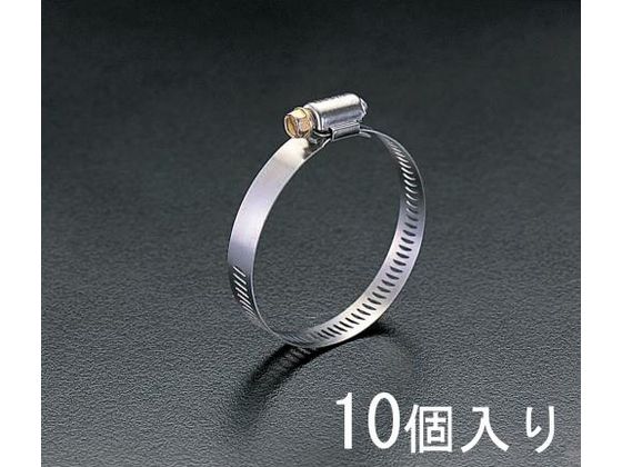 エスコ 万能型クランプ 301ステンレス製 10個 105-178mm