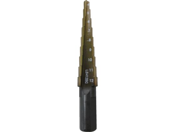 エビ ステージドリル Tinコーティング 9段 軸径10mm 4-12 LB412BG エビ ステージドリル Tinコーティング 9段 軸径10mm 4-12 LB412BG