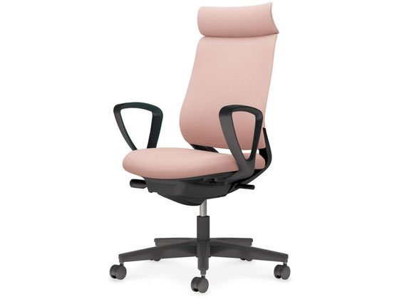 コクヨ ミトラ2 布 アディショナルサークル肘 黒脚本体黒アッシュピンク コクヨ ミトラ2 布 アディショナルサークル肘 黒脚本体黒アッシュピンク