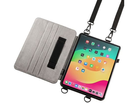 サンワサプライ スタンド・ベルト付きケース PDA-IPAD2112BK サンワサプライ スタンド・ベルト付きケース PDA-IPAD2112BK