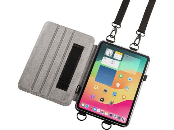 サンワサプライ スタンド・ベルト付きケース PDA-IPAD1712BK2 サンワサプライ スタンド・ベルト付きケース PDA-IPAD1712BK2