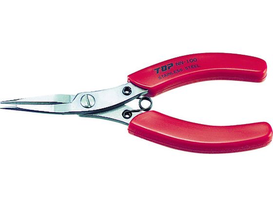 TOP ニードルノーズプライヤ ステンレス製 100mm NN-100 TOP ニードルノーズプライヤ ステンレス製 100mm NN-100