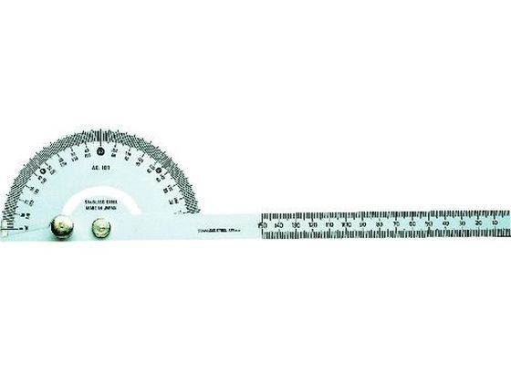 TRUSCO プロトラクター シルバー仕上げ 竿全長304mm TP-101