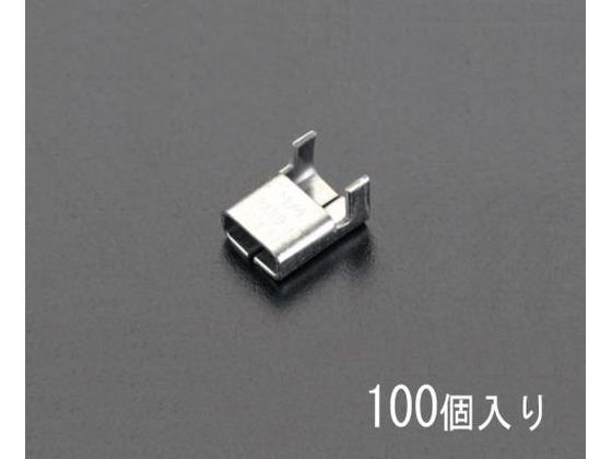 エスコ バックル 201ステンレス製 100個 1／4