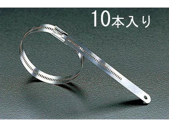 エスコ 結束バンド 316ステンレス製 10本 6.9×450mm EA463FA-4