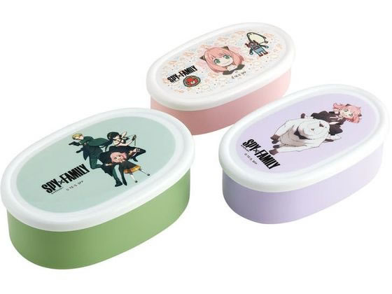 スケーター 抗菌 シール容器 3Pセット 入子式 SPY×FAMILY