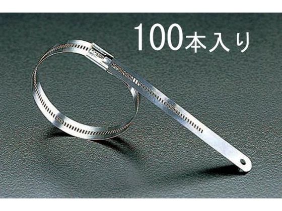 エスコ 結束バンド 316ステンレス製 100本 11.9×610mm