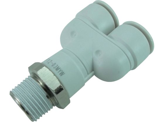 チヨダ ファイブメイルブランチワイ W(白)12mm・R3/8 F12-03MYW チヨダ ファイブメイルブランチワイ W(白)12mm・R3/8 F12-03MYW