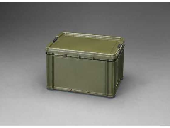 エスコ 道具箱 バックル付 OD色 568×406×326mm EA506LS-12