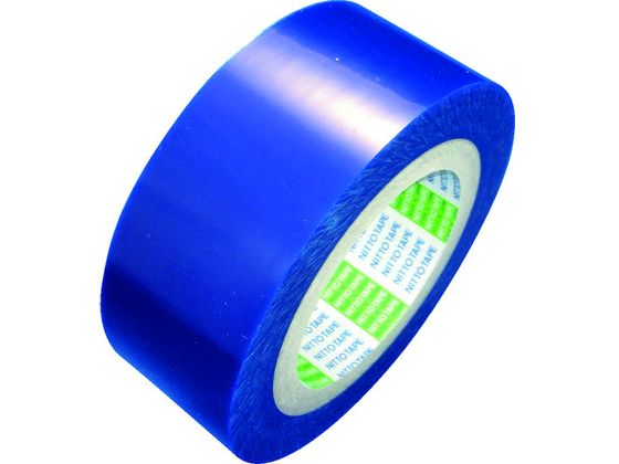 日東 アルミサッシ用表面保護フィルム 50mm×100m ライトブルー