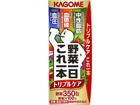 カゴメ 野菜一日これ一本 トリプルケア 200ml カゴメ 野菜一日これ一本 トリプルケア 200ml