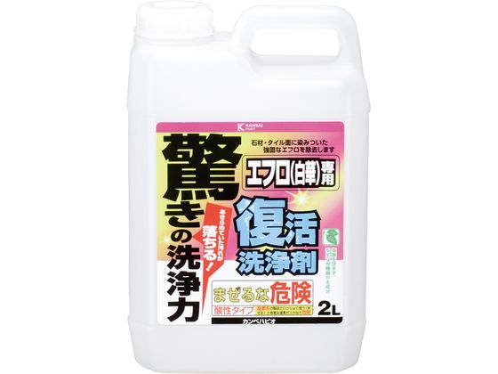カンペハピオ 復活洗浄剤 エフロ用 2L カンペハピオ 復活洗浄剤 エフロ用 2L