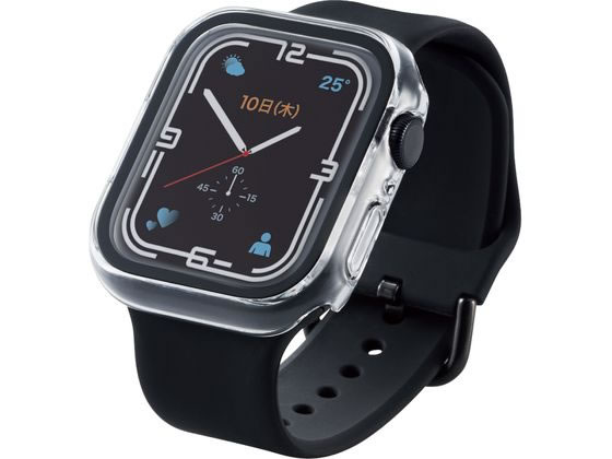 エレコム Apple Watch 45mm ハイブリッドケース クリア AW-21AFCGCR エレコム Apple Watch 45mm ハイブリッドケース クリア AW-21AFCGCR