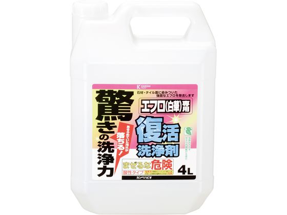カンペハピオ 復活洗浄剤 エフロ用 4L カンペハピオ 復活洗浄剤 エフロ用 4L