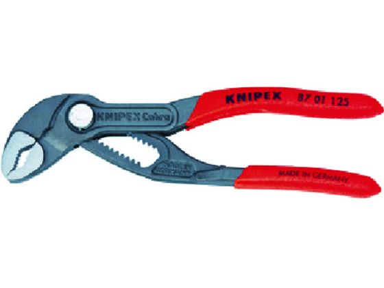 KNIPEX ミニウォーターポンププライヤー コブラ 125mm 8701-125 KNIPEX ミニウォーターポンププライヤー コブラ 125mm 8701-125