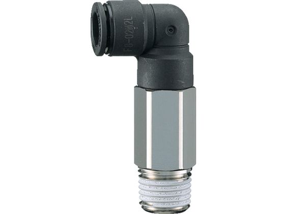 チヨダ ファイブロングメイルエルボ 12mm・R1/2 F12-04M2L チヨダ ファイブロングメイルエルボ 12mm・R1/2 F12-04M2L