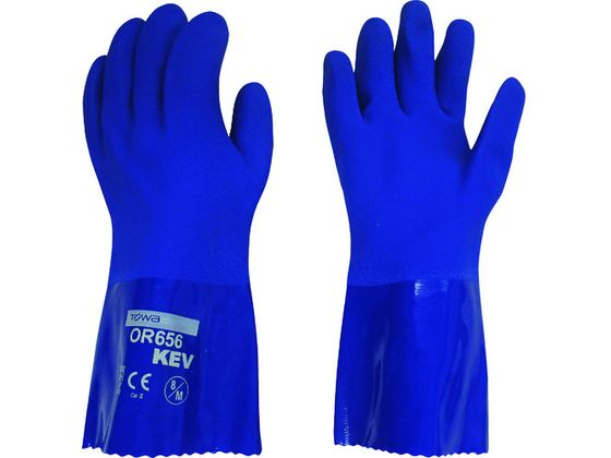 ビニスター 耐切創手袋 耐油ビニスターKEV 8／M OR656-1P-8