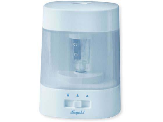 ソニック ちょいケズ 電動鉛筆削り 芯先調整付 リビガク ブルー ソニック ちょいケズ 電動鉛筆削り 芯先調整付 リビガク ブルー