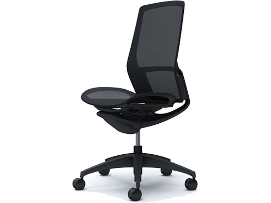 オカムラ フィノラ ハイバック 座メッシュ 肘無し ブラック C735MR オカムラ フィノラ ハイバック 座メッシュ 肘無し ブラック C735MR