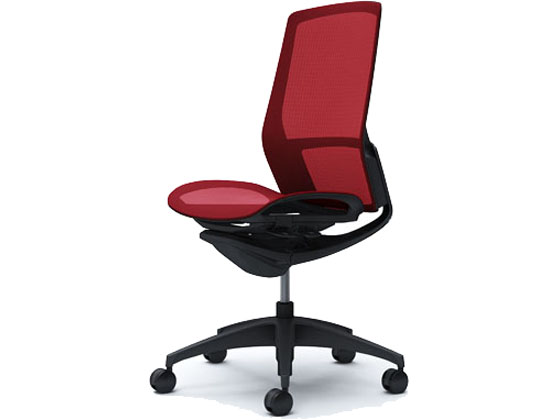 オカムラ フィノラ ハイバック 座メッシュ 肘無し レッド C735MR オカムラ フィノラ ハイバック 座メッシュ 肘無し レッド C735MR