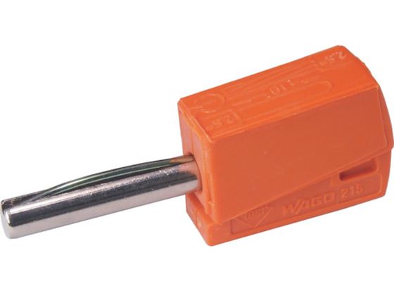 WAGO バナナプラグ オレンジ 4個入 215-211-PK WAGO バナナプラグ オレンジ 4個入 215-211-PK
