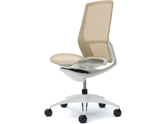 オカムラ フィノラ ハイバック 座メッシュ 肘無し ベージュ C735WW オカムラ フィノラ ハイバック 座メッシュ 肘無し ベージュ C735WW