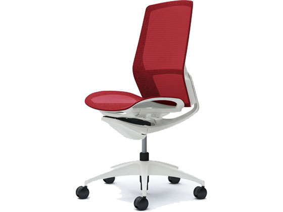 オカムラ フィノラ ハイバック 座メッシュ 肘無し レッド C735WW オカムラ フィノラ ハイバック 座メッシュ 肘無し レッド C735WW