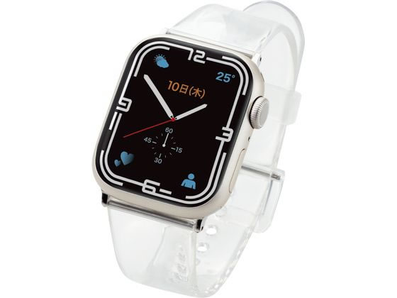エレコム Apple Watch用クリアバンド(41・40・38mm) AW-41BDUCCR エレコム Apple Watch用クリアバンド(41・40・38mm) AW-41BDUCCR