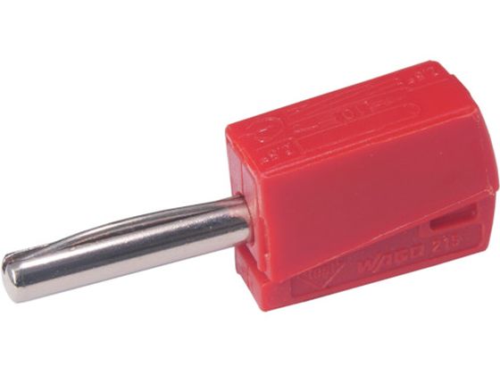 WAGO バナナプラグ レッド 4個入 215-212-PK WAGO バナナプラグ レッド 4個入 215-212-PK