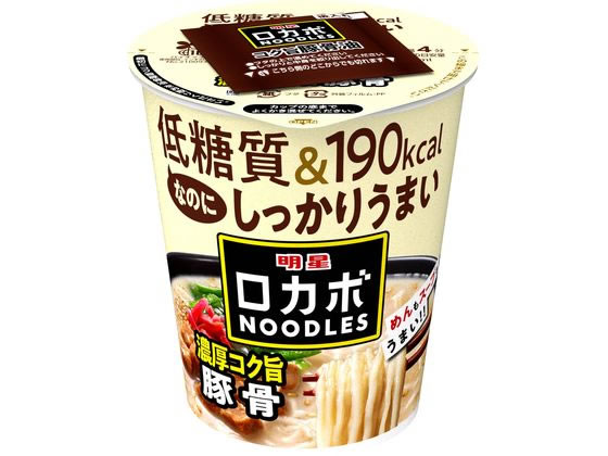 明星食品 ロカボNOODLES 濃厚コク旨豚骨 56g 明星食品 ロカボNOODLES 濃厚コク旨豚骨 56g