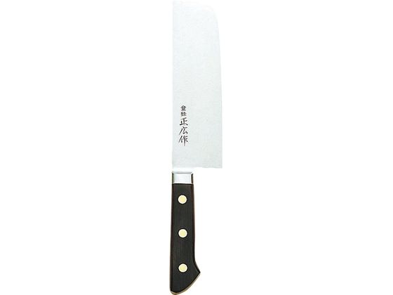 正広 日本鋼口金付 薄刃庖丁 165mm 13035 正広 日本鋼口金付 薄刃庖丁 165mm 13035