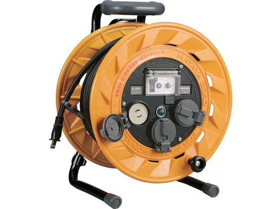 ハタヤ BR型 単相100V型ブレーカーリール 20m(抜止め) BR-201 ハタヤ BR型 単相100V型ブレーカーリール 20m(抜止め) BR-201