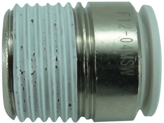 チヨダ ファイブ六角穴付メイルコネクター W(白)12mm・R1/2 F12-04MSW チヨダ ファイブ六角穴付メイルコネクター W(白)12mm・R1/2 F12-04MSW